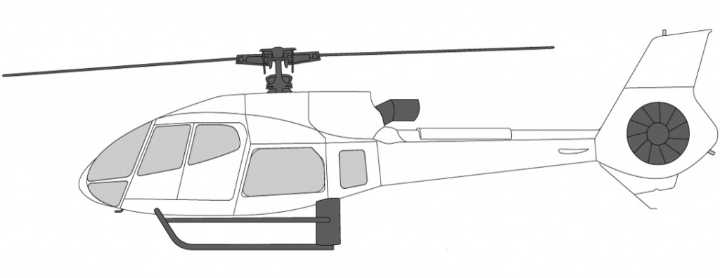 схема вертолета EC 130 B4